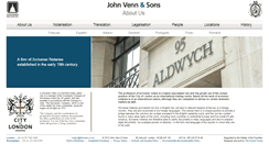 Desktop Screenshot of johnvenn.co.uk